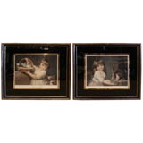 Pair of 18th C Engravings By C. Knight