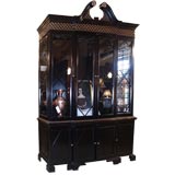 Vintage Massive Black Cabinet