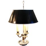 Vintage Bouillott.e Lamp With Black Tole Shade