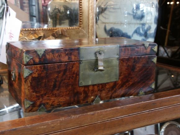Antique Asian Letter Box