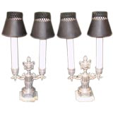 Pair Of Small Candle Stick Lamps
