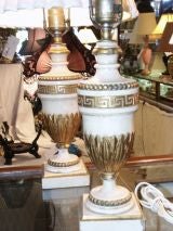 Vintage Pair of Borghese Lamps