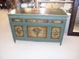 Painted Dresser with Mirror by Berkey & Gay Furniture Co.
