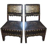 Set of  Six Spanish Baroque Style Chairs