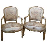 Pair of 19th C French Armchairs