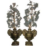 Pair of Late 18th C Faux Urn Brackets