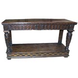 Early 18th C Spanish Side Table