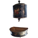 Early 19th C Tole Lavabo