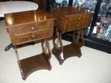 Pair of Neoclassical Style Bedside Tables