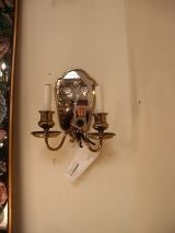 Pair Mirrored Sconces