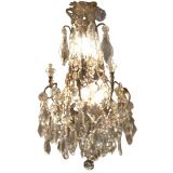 French Crystal Antique Chandelier
