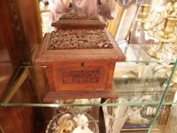 Chinese Export Tea Caddy