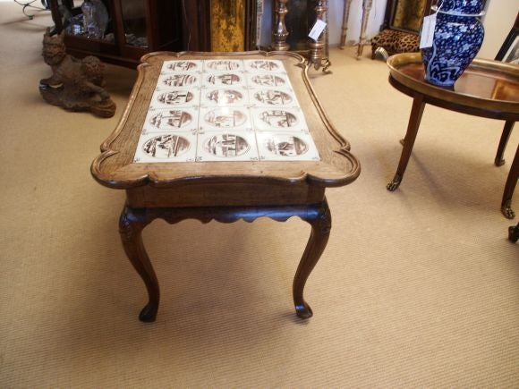 Antique Delft Tile Coffee Table 5
