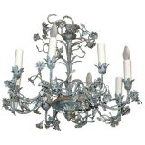 Floral Tole Chandelier