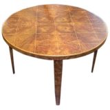 Swedish Moderne Table in Elm Root and Birch