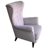 Swedish Modernist Wing Backed Chair