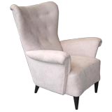 Swedish Modernist Winged Back Chair