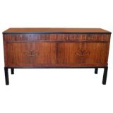 Swedish Art Deco Sideboard in Rosewood With Mixed wood Inlay
