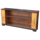 Swedish Art Deco Inlaid Bookcase In Elm And Rosewood