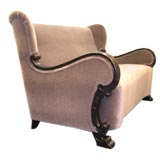 Neo-Gothic Wing Backed Sofa