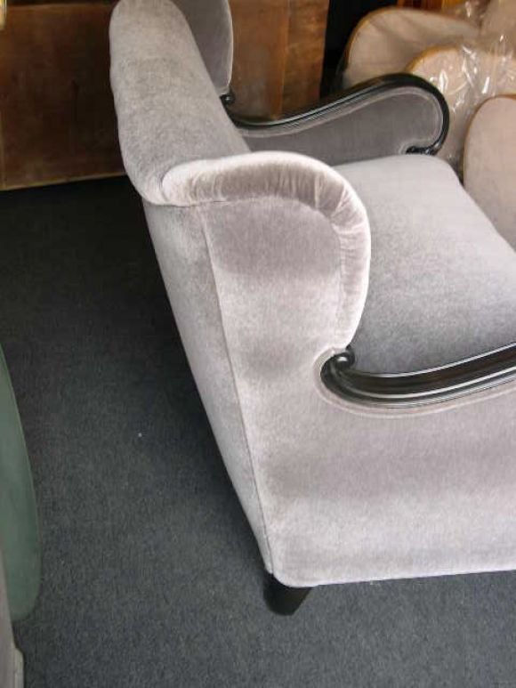 Mid-20th Century Neo-Gothic Wing Backed Sofa