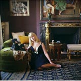 "Nico With Dachshunds"- Mark Shaw Editioned Fashion Photo