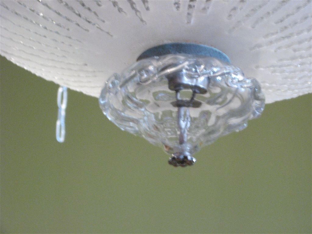 Swedish Mid-Century "bouquet" light fixture by Orrefors