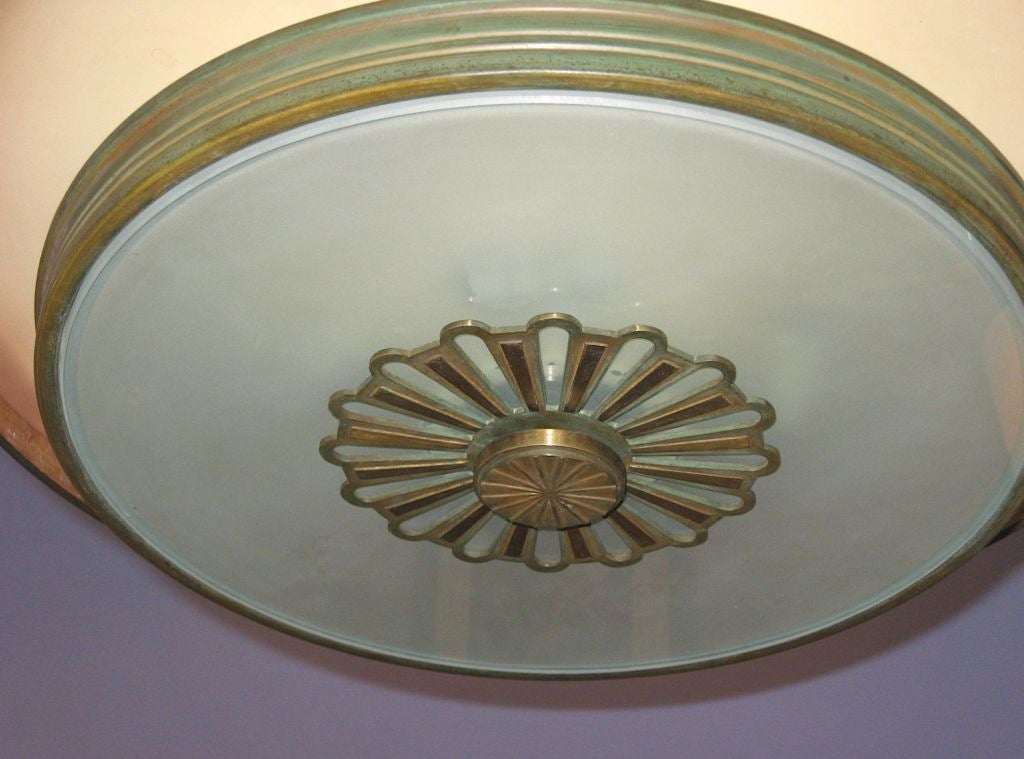 Swedish Art Deco/Neo-Classical hanging light fixture