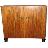 Swedish Art Deco Storage Cabinet/Sideboard in Zebrano