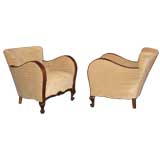 Pair of Swedish Art Moderne Chairs