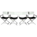 Vintage Chrome and Lucite Chairs