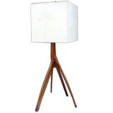 Mangrove Lamp With Leahter Shade