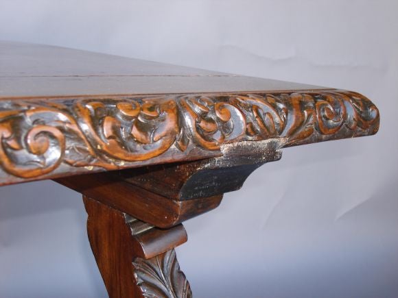 Lyre Leg Table