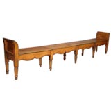 19th Century Rolled Arm Bench