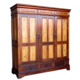 Antique Three Door Armoire