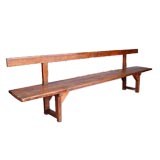 Antique Church Bench