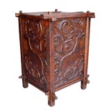 Antique Carved Granera (Grain storage box)