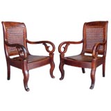 Pair of Spanish Colonial Children's Chairs