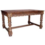 19th Century Carved Sacristy Table