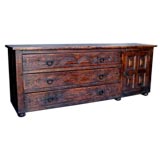 Carved Sacristy Chest