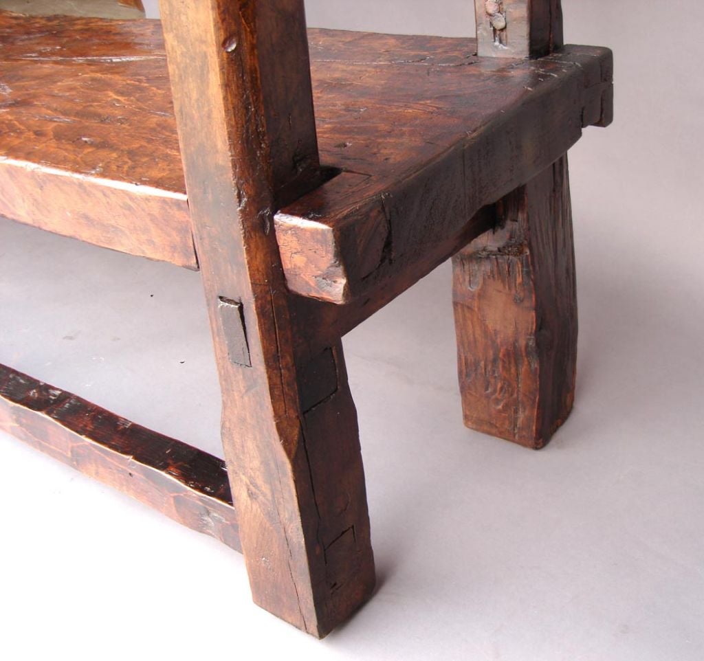 Rustic Guatemalan Bench