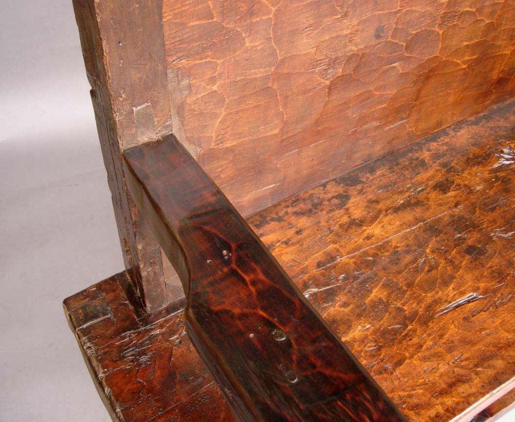 Rustic Guatemalan Bench