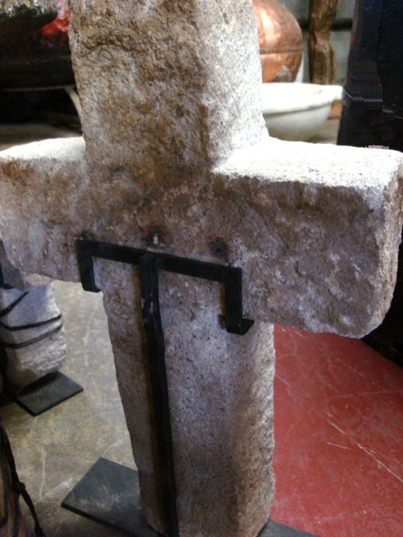 Guatemalan Hand Carved Stone Crosses
