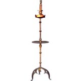 19th Century Spanish Iron Lamp