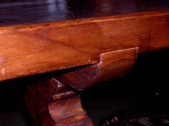 Lyre Leg Table