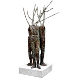 Three Graces. Cast Bronze Sculpture by Simon Toparovsky, 2003