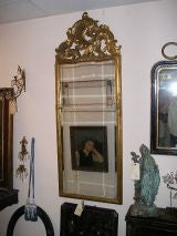 c.1900 French Watergilt Split Mirror