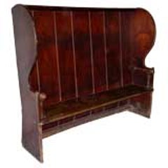 Early 19th c. Welsh Barrel-Back Settle 9