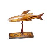 Hand-carved Pitcairn Fish