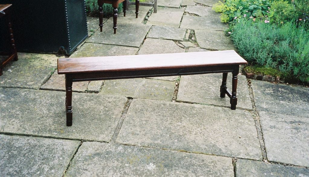 18th c. English Joined Long Tavern Bench